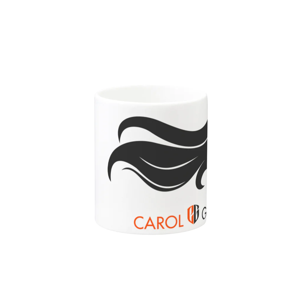 CAROL_GamingのCarolGaming(黒/橙) マグカップの取っ手の反対面