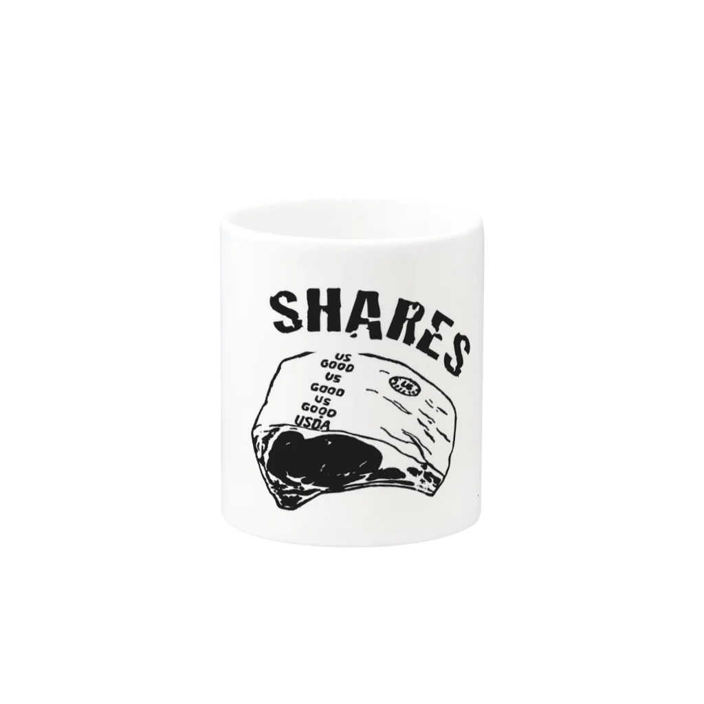 阿部憲郎のSHARES Mug :other side of the handle