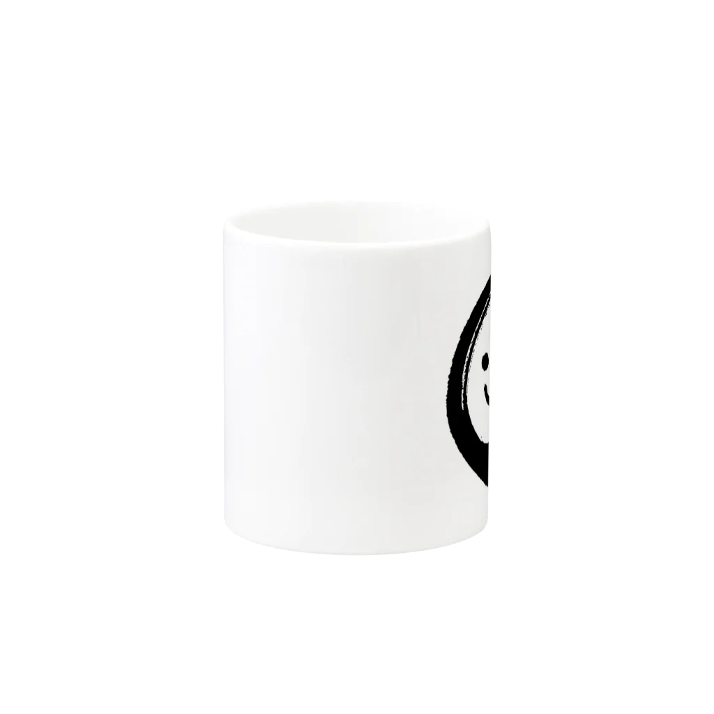 Rei Japanese Calligraphy Designのブラッシュラインシリーズ５ Mug :other side of the handle