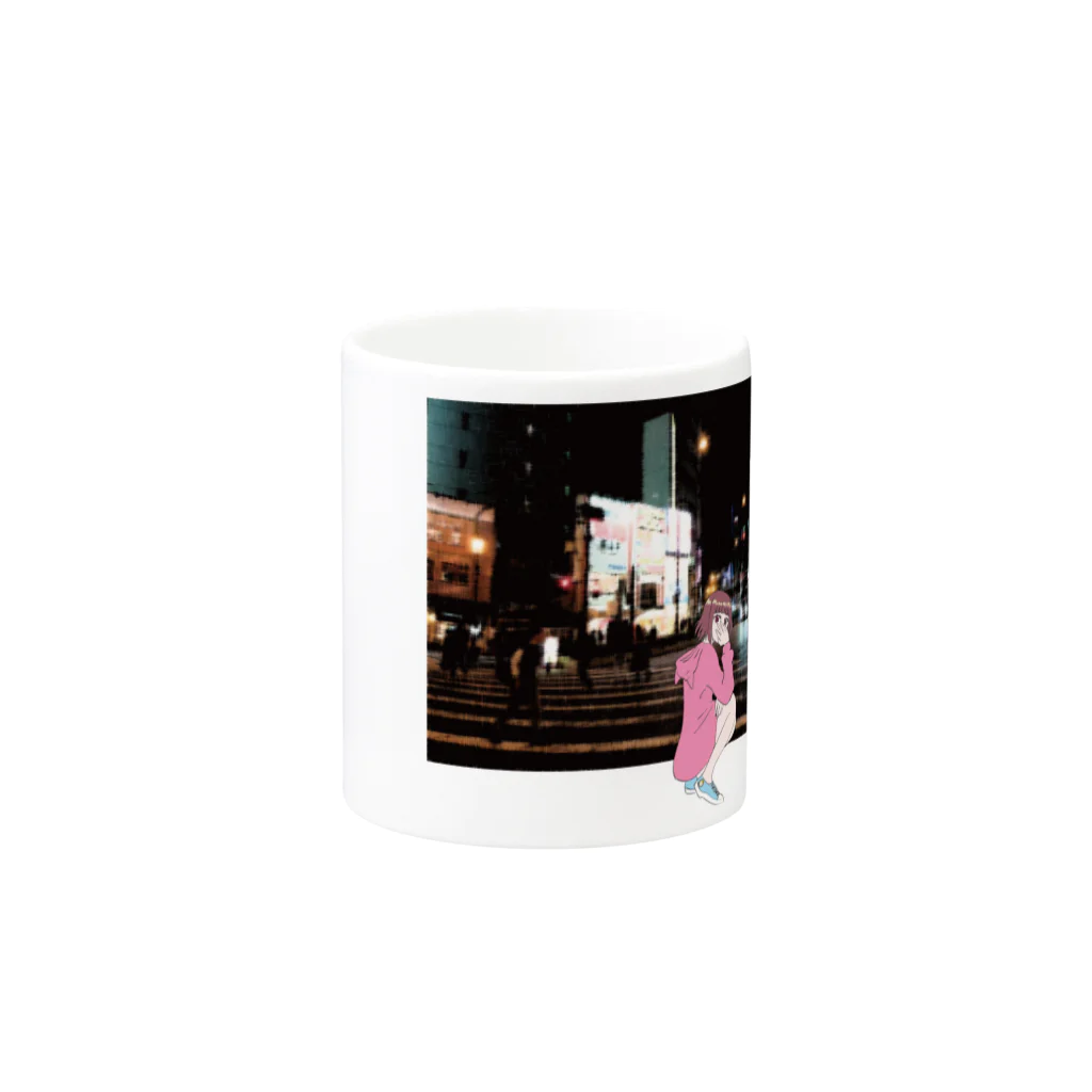 山猫軒のNightcore OSAKA Mug :other side of the handle