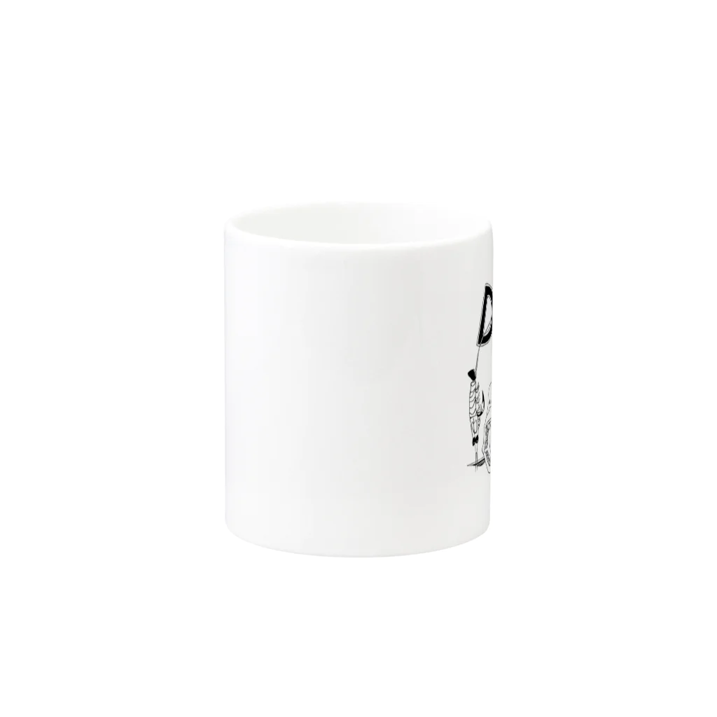 kaba88888の釣りダービー　クロダイ  Mug :other side of the handle