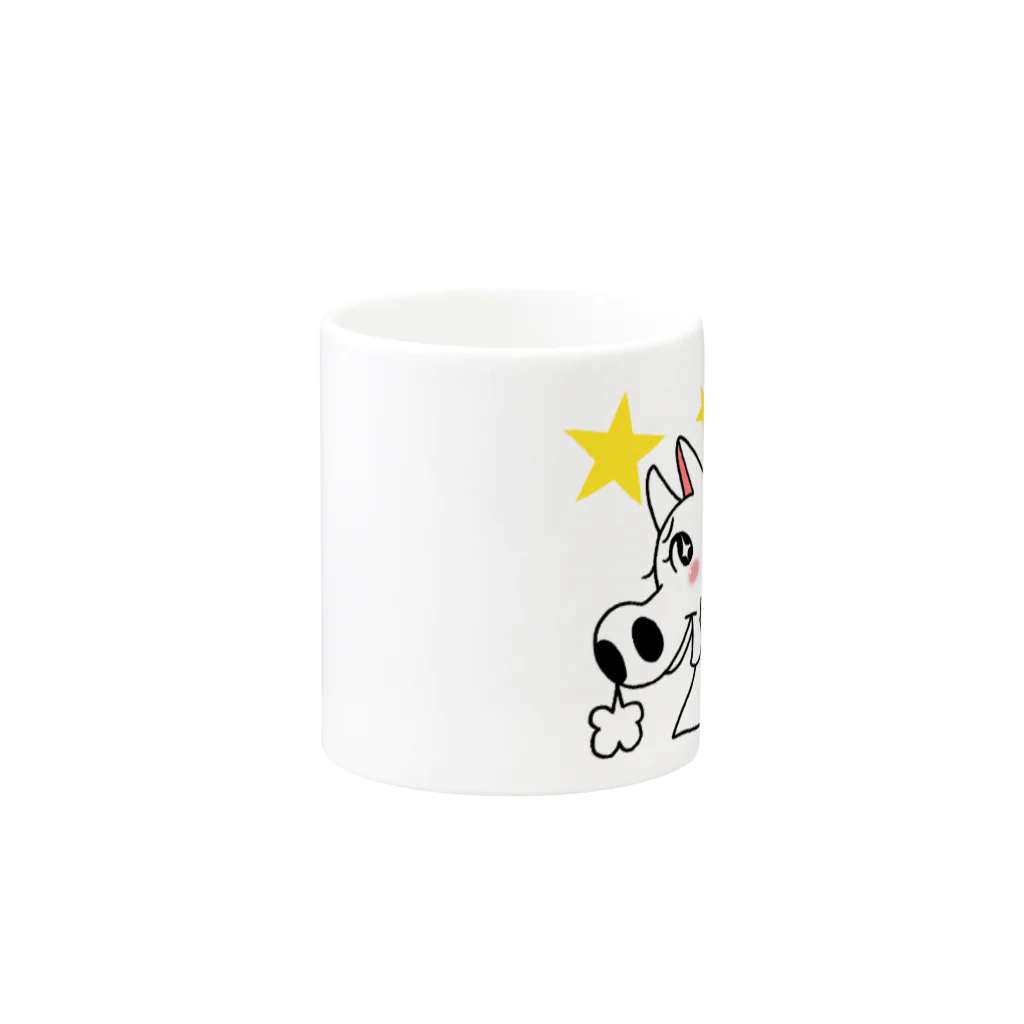 絵青(kaisei)のビッグバン Mug :other side of the handle