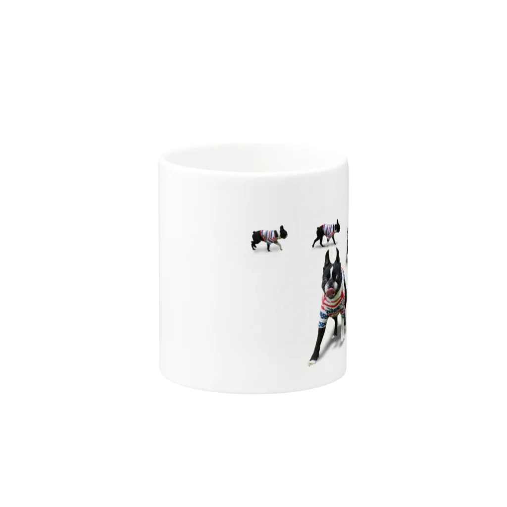 Park a Holic Bostonterrierのpark a holic bostonterrier Mug :other side of the handle