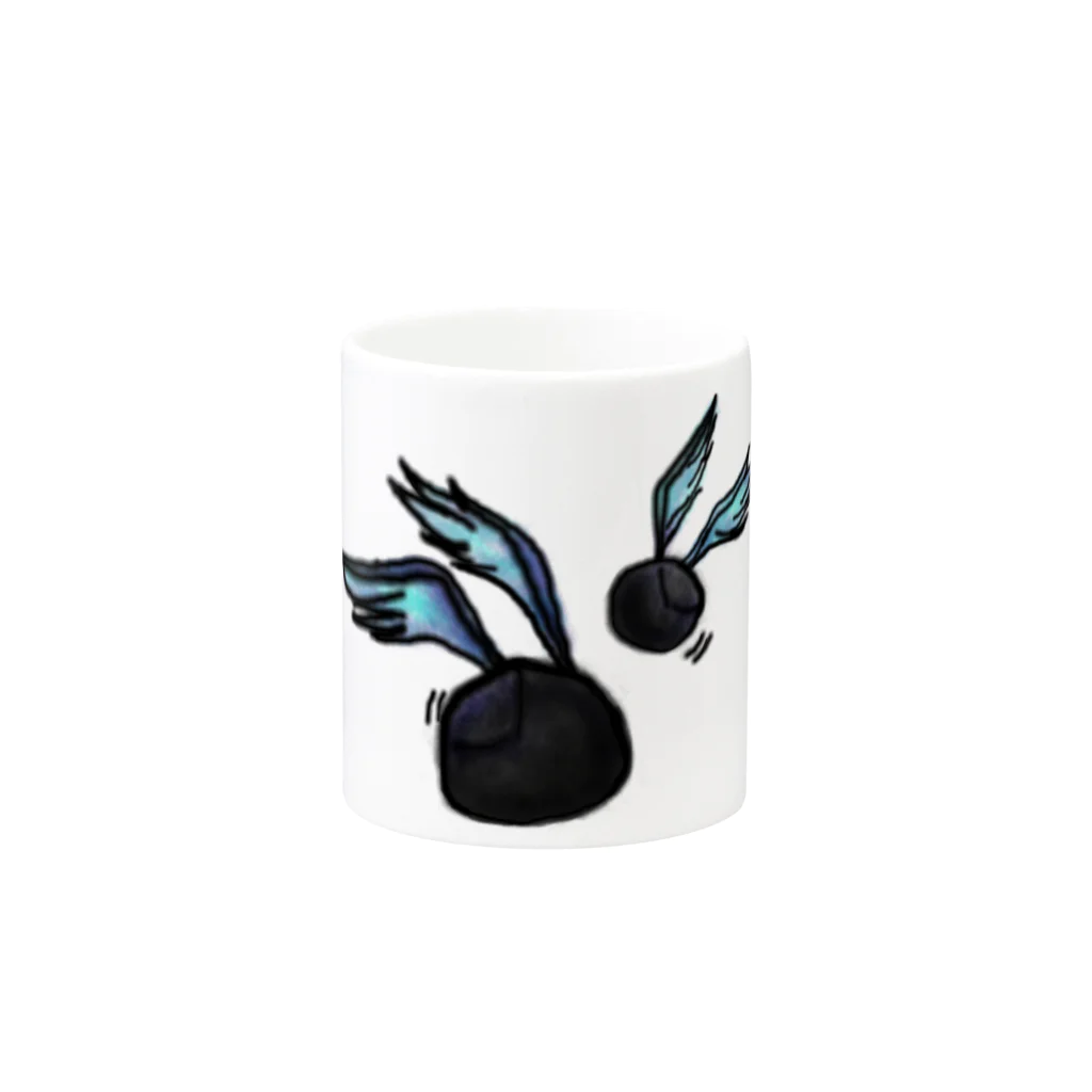 Ame-RingsのFly Heart Mug :other side of the handle