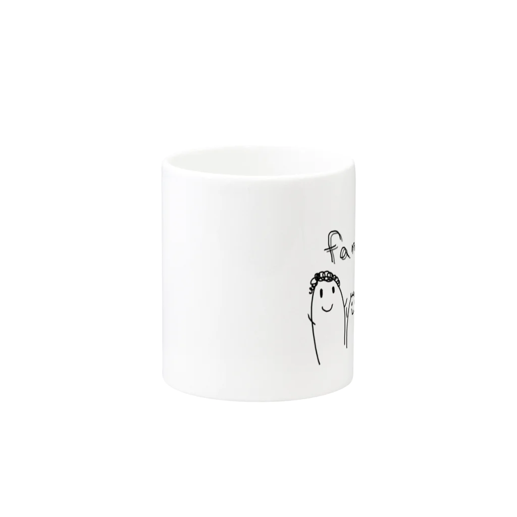 yomogidangoのふぁみりー Mug :other side of the handle