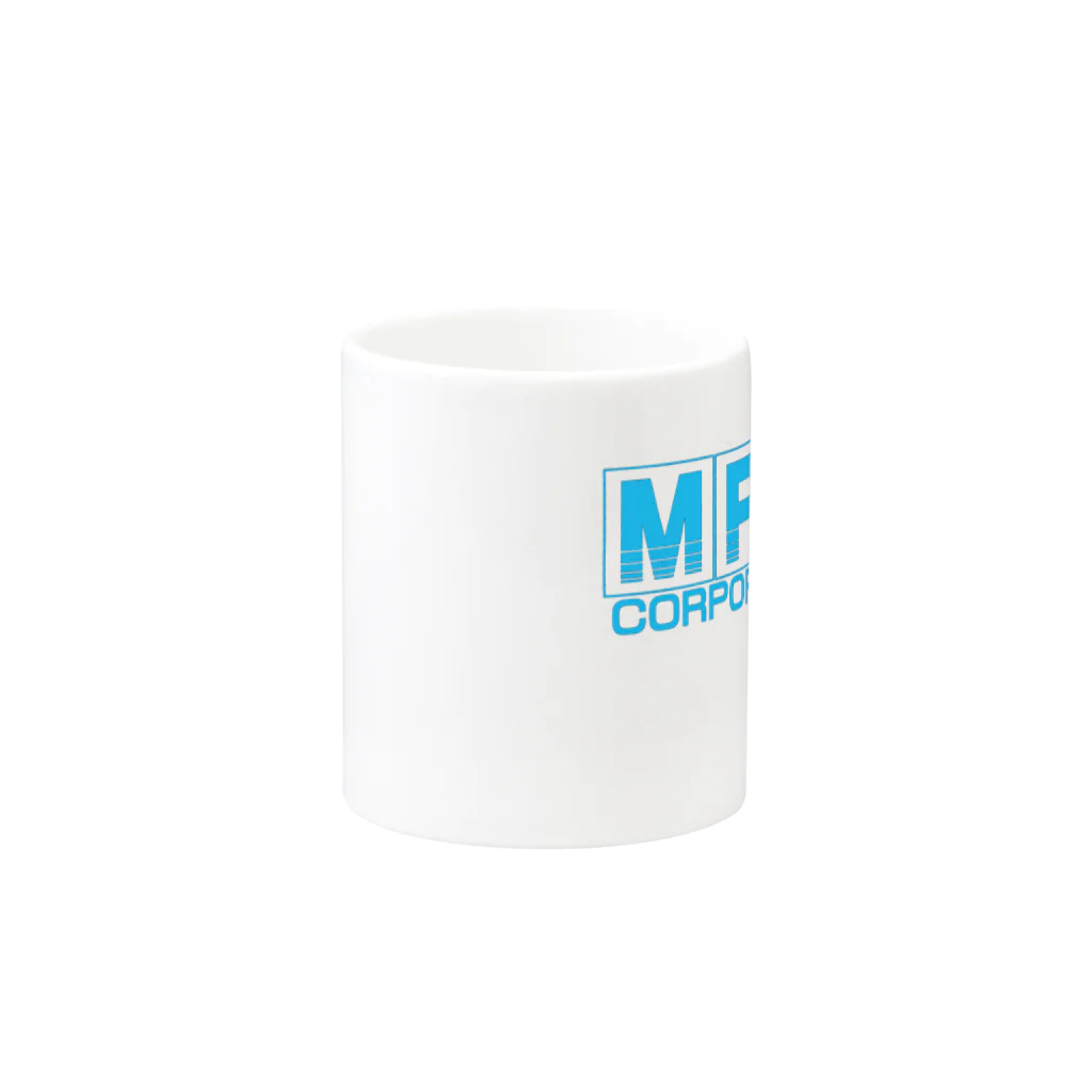 CPRTDEL のノスタルジックメーカー（MRE） LightBlue Mug :other side of the handle