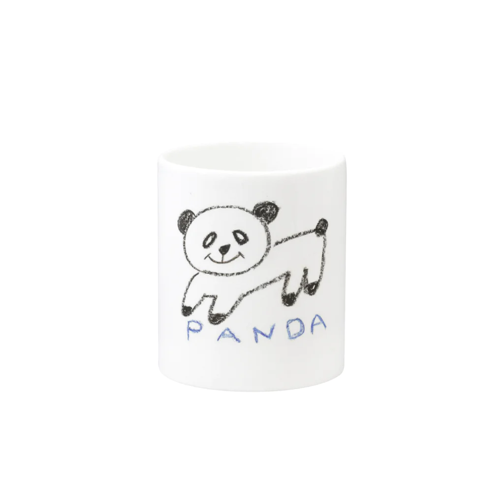 *Yoppy*のうきうきパンダさん Mug :other side of the handle