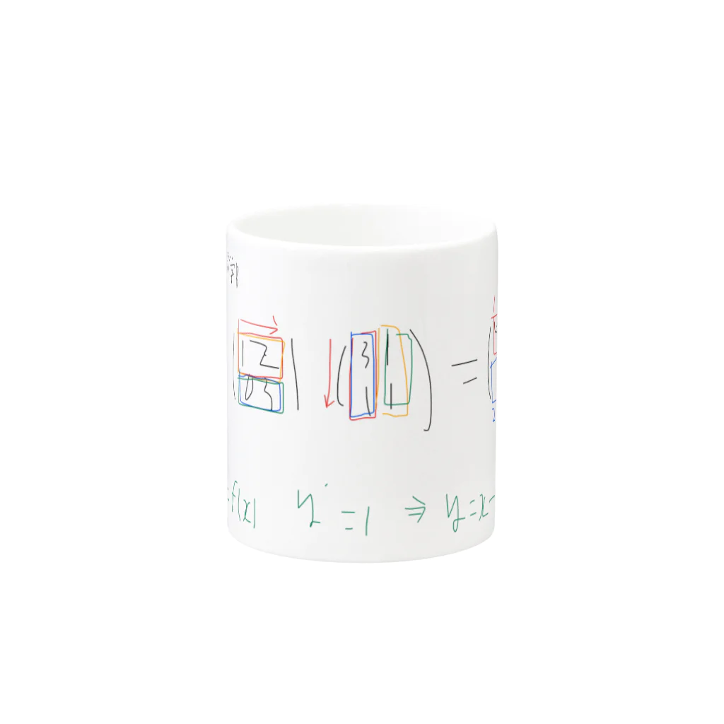 Rommelの工業数学の初回 Mug :other side of the handle