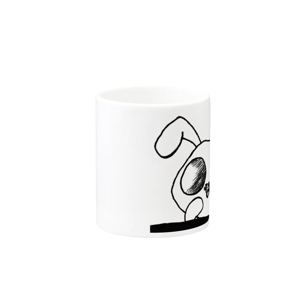 Ame-RingsのRingとお友 Mug :other side of the handle