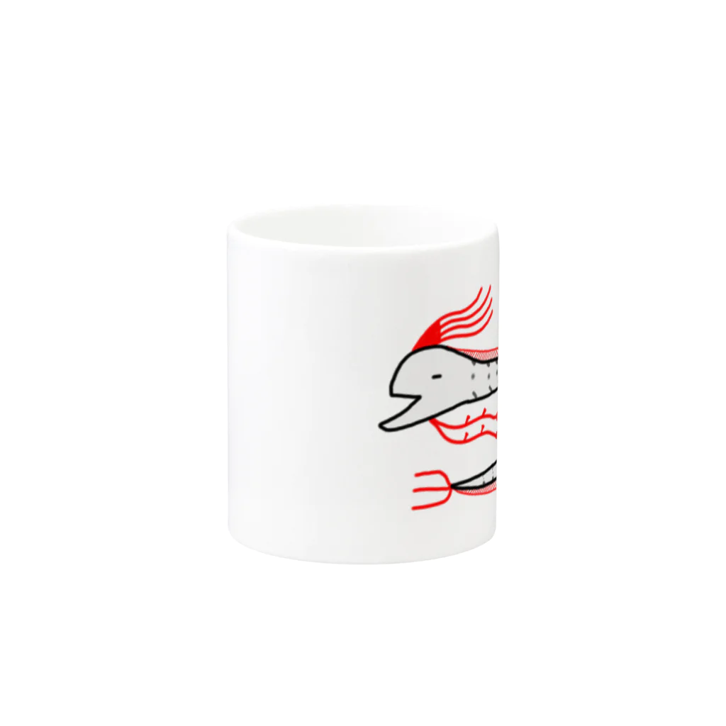 tonchpinch houseのリュウグウノツカイ Mug :other side of the handle