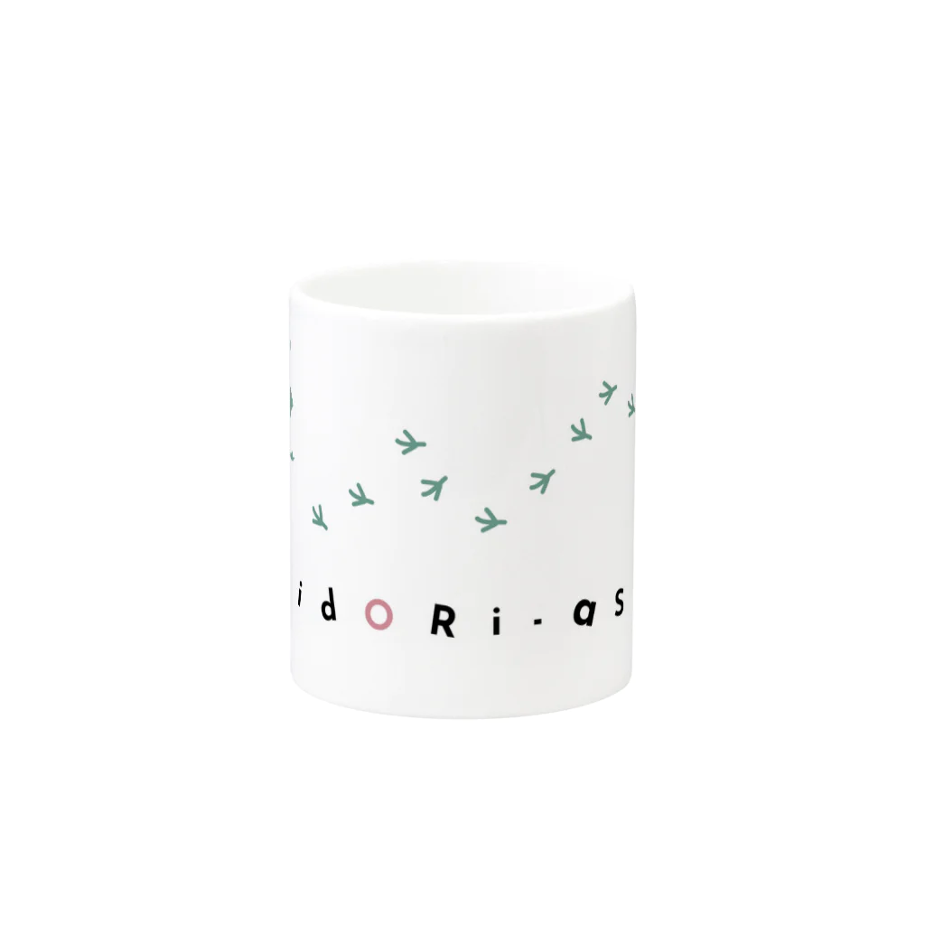 yukacaramelのCHIDORI-ASHI Mug :other side of the handle