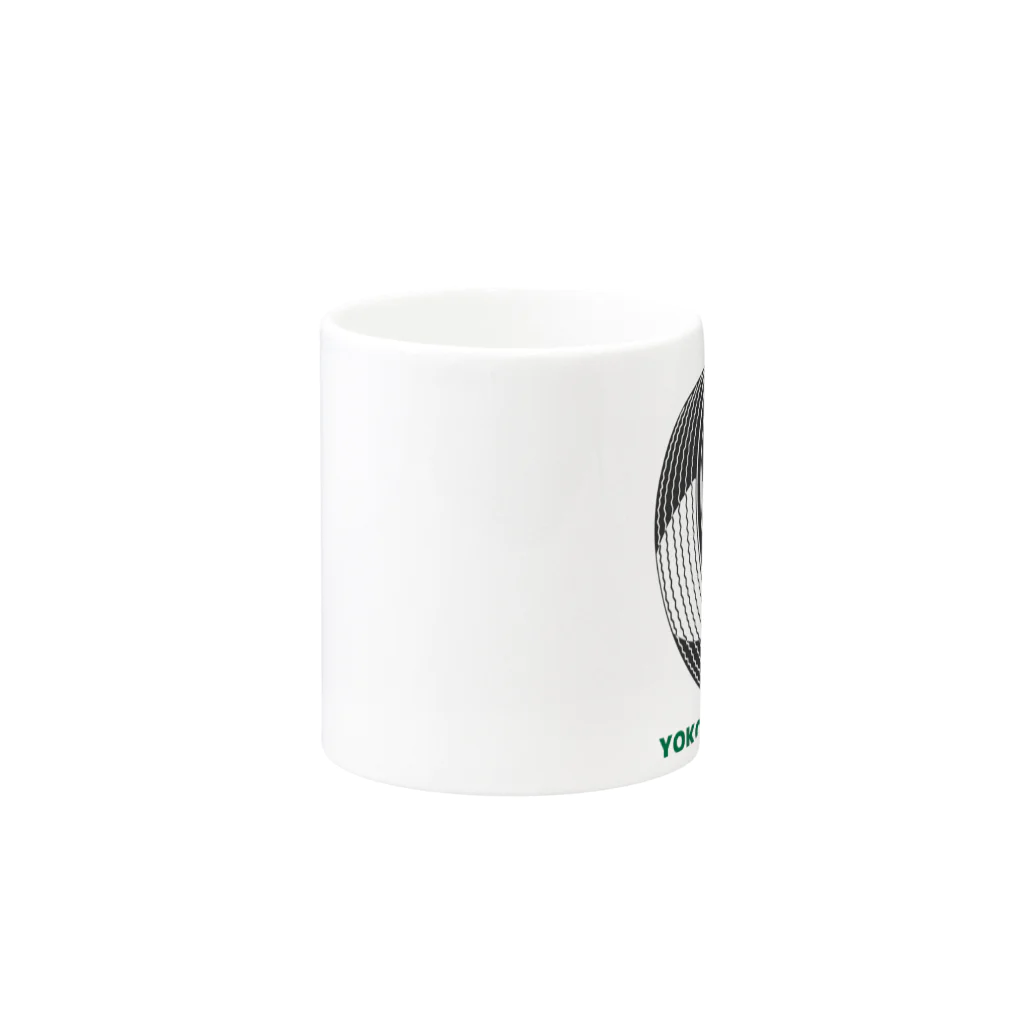 moCoのYOKOHAMA COFFEE Mug :other side of the handle