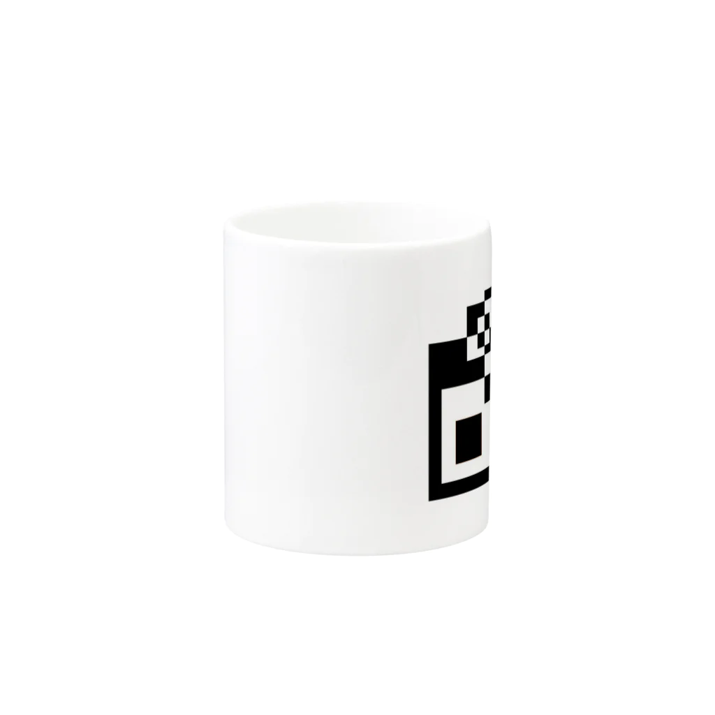 シンプルデザイン：Ｔシャツ・パーカー・スマートフォンケース・トートバッグ・マグカップのシンプルデザイン Mug :other side of the handle