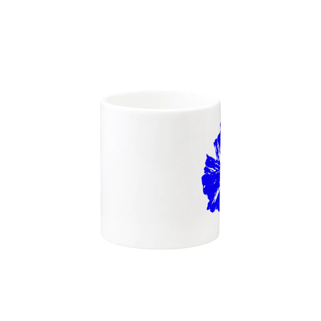 提供 tshopのBrush Logo Blue Mug :other side of the handle