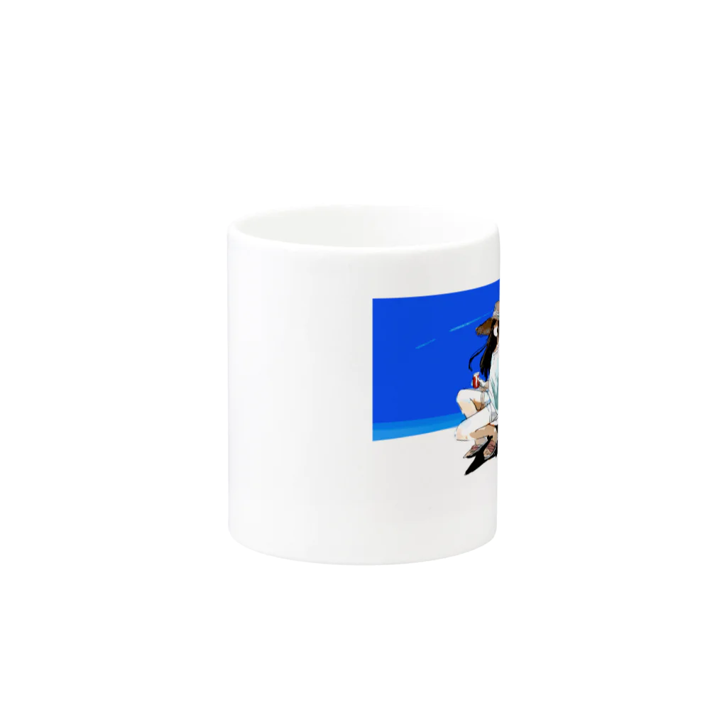 絆創膏の夏 Mug :other side of the handle