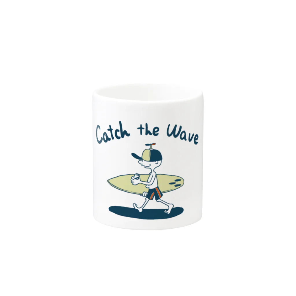 長里徹應のCatch the wave Mug :other side of the handle