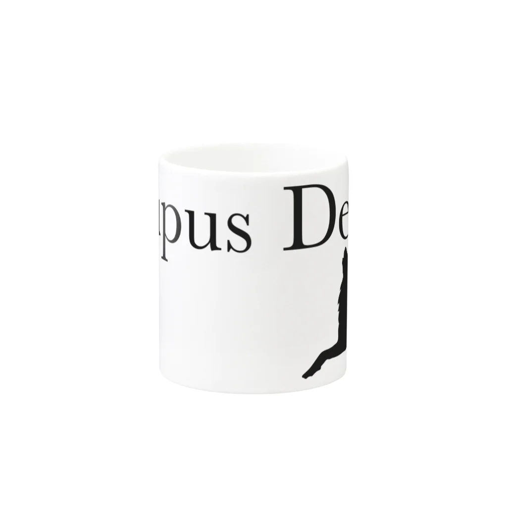 もけけ工房 SUZURI店のLupus Dai 公式グッズ Mug :other side of the handle