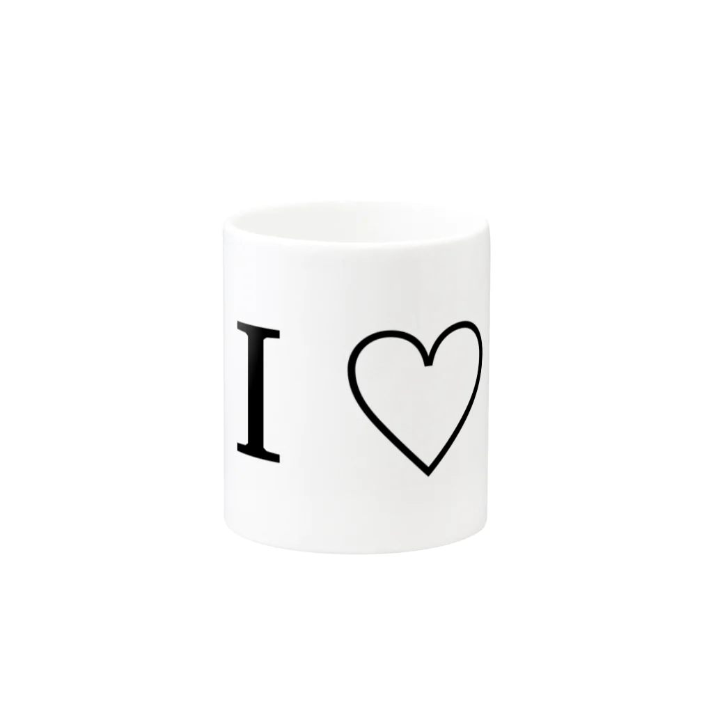 RURUのI♡ Mug :other side of the handle