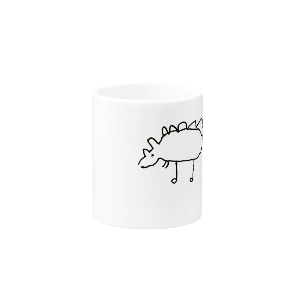 うのすけしょっぷのとりけらくん Mug :other side of the handle