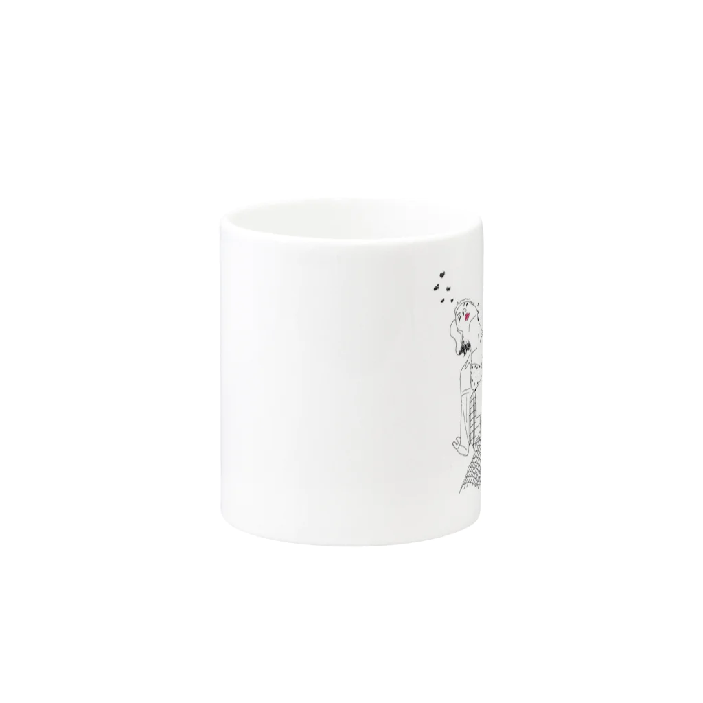 Yummy Olympia houseのstretch girl Mug :other side of the handle