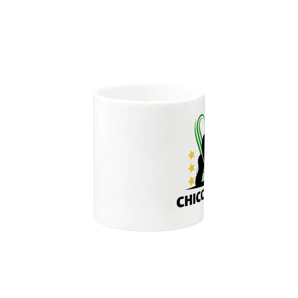 チッチアンドクー CHICCHI&QOOのNO13-ゴリラ（コンゴ共和国） Mug :other side of the handle