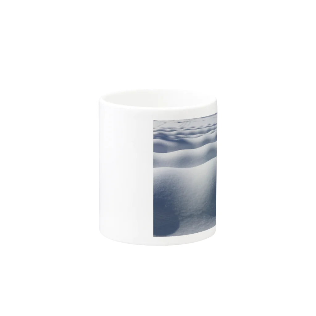 carawaysのもくもく雲みたいなスノー Mug :other side of the handle