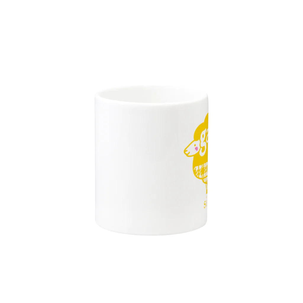 hodocoのガレリー　黄 Mug :other side of the handle