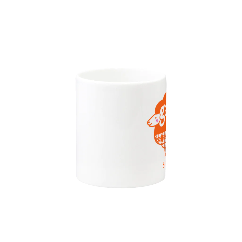 hodocoのガレリー　オレンジ Mug :other side of the handle