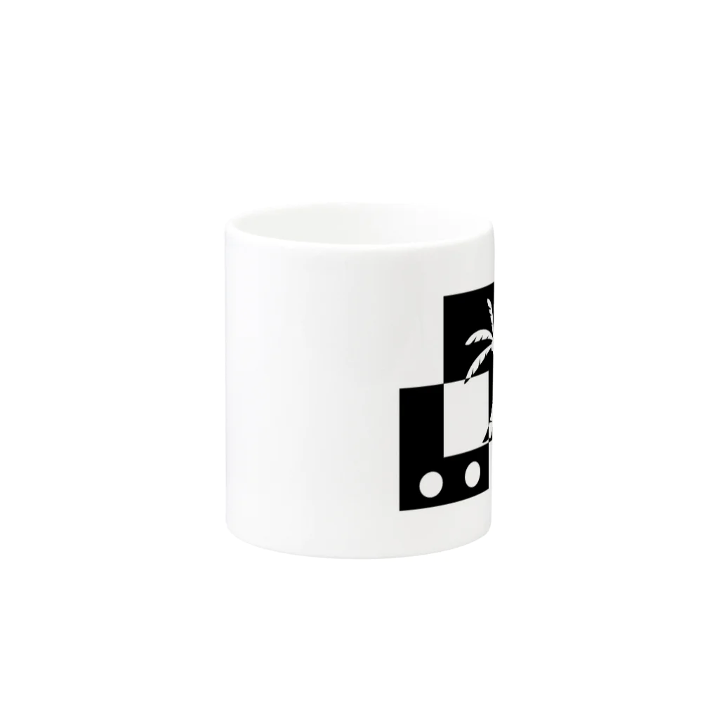 シンプルデザイン：Ｔシャツ・パーカー・スマートフォンケース・トートバッグ・マグカップのシンプルデザイン Mug :other side of the handle