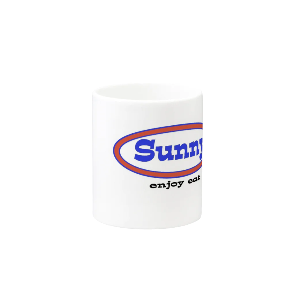 Sunny サニー バーガーショップ ハンバーガーのSunny サニー バーガーショップ ハンバーガー ロゴ Mug :other side of the handle