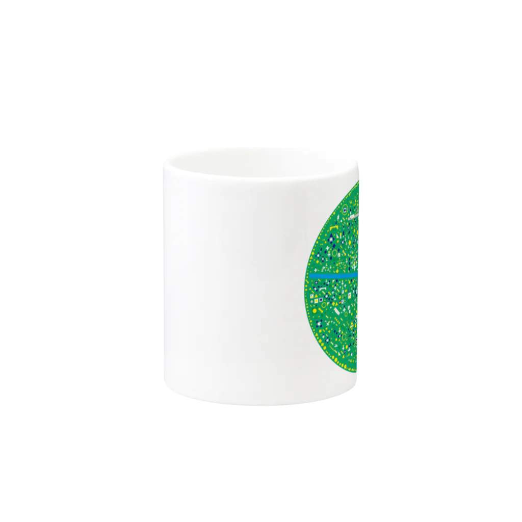 ○ KANUMAYUのTOKYO Mug :other side of the handle