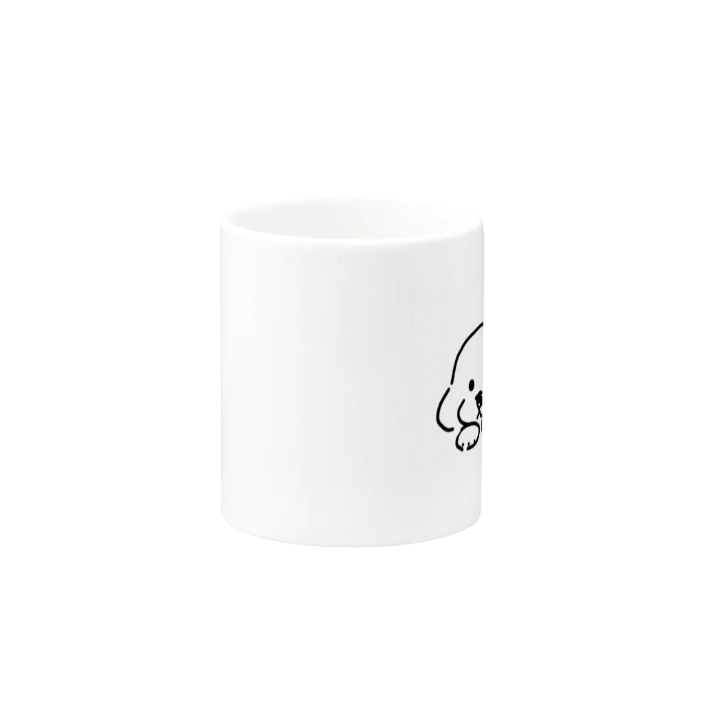 かわいいの大学のいやしのトイプードル Mug :other side of the handle