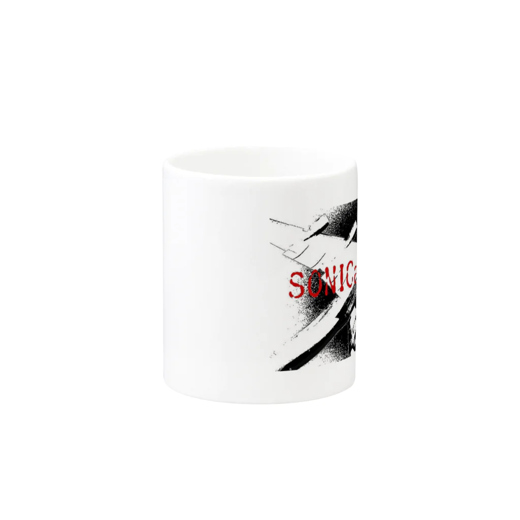 smokycafeの【SONICa TROn】 Orange Air シリーズ Mug :other side of the handle