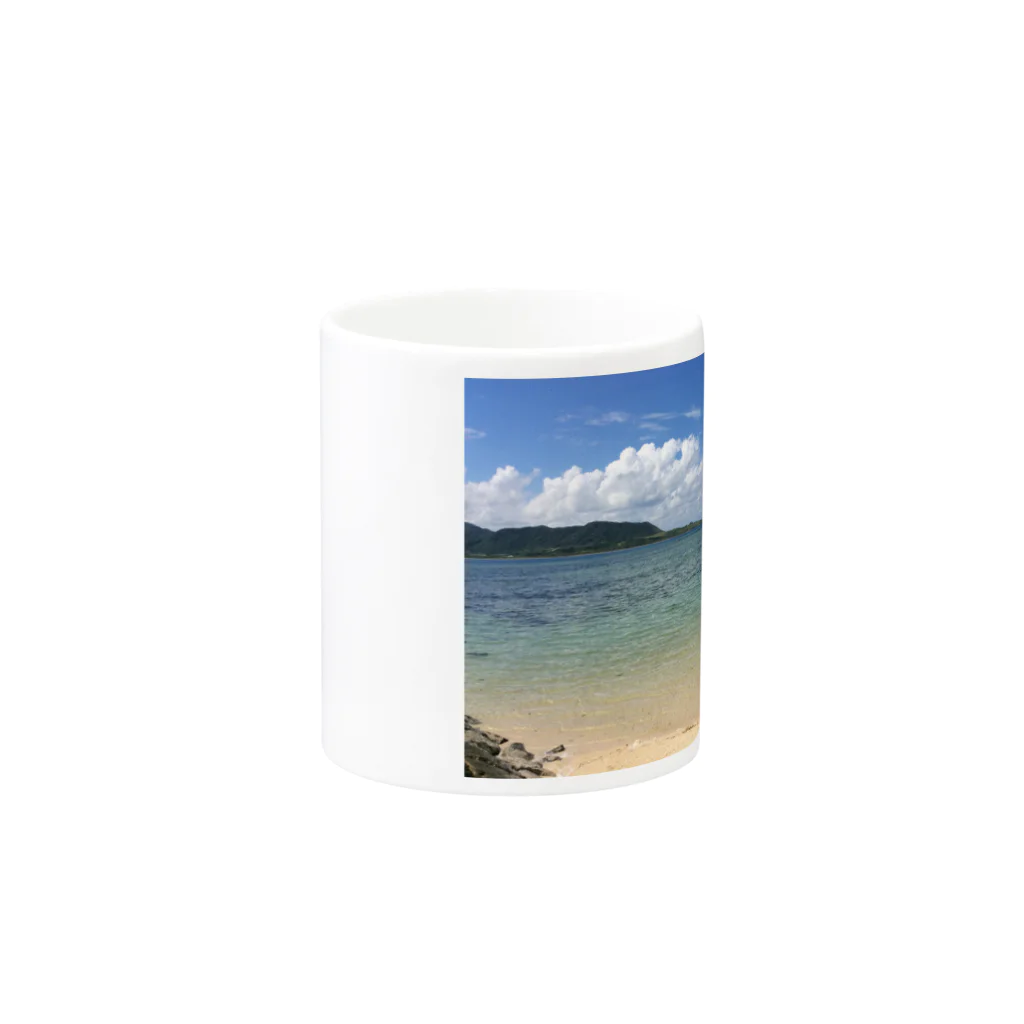 Shop Of Futureの竹富島の海 Mug :other side of the handle