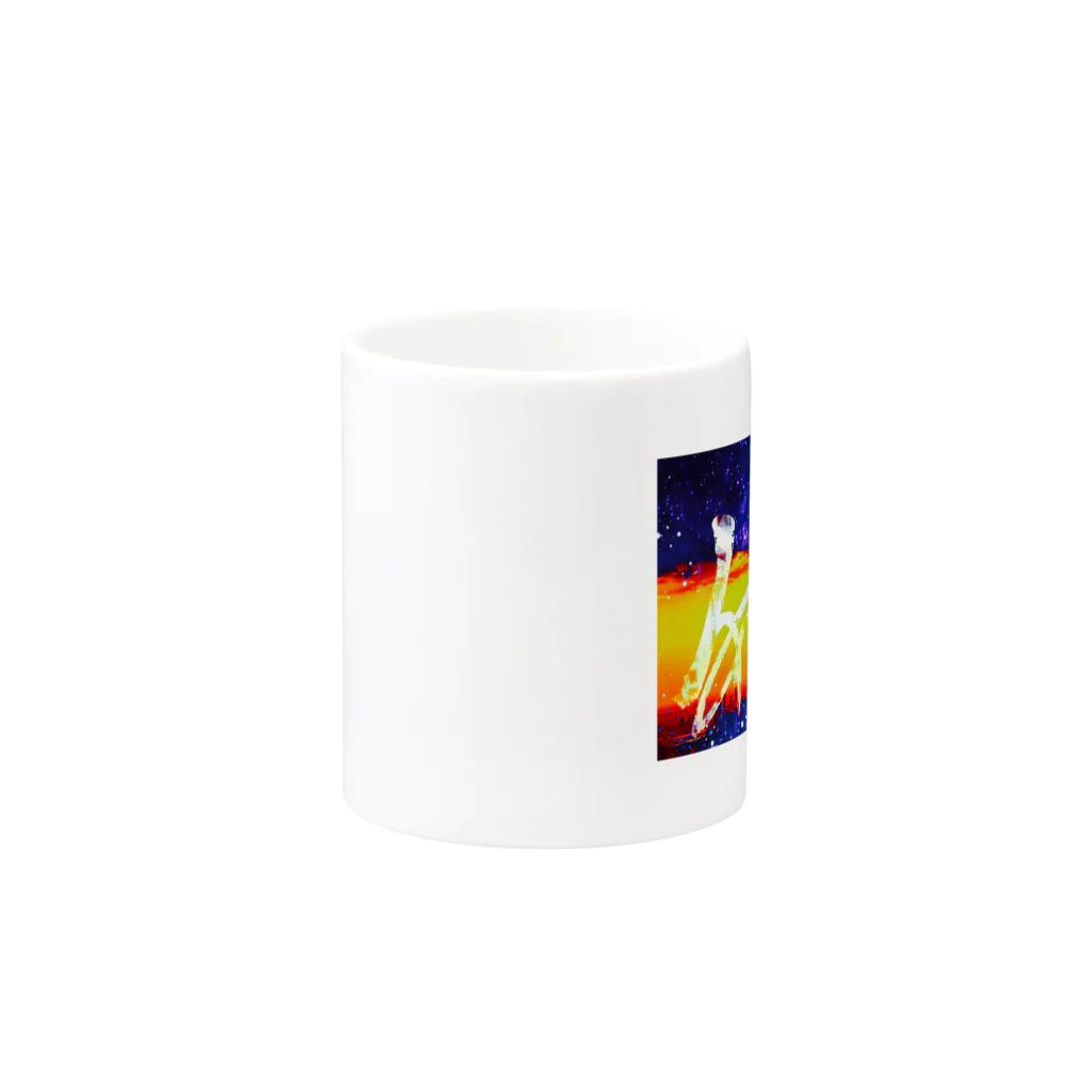 301art worksの我～自分の世界を大切に Mug :other side of the handle