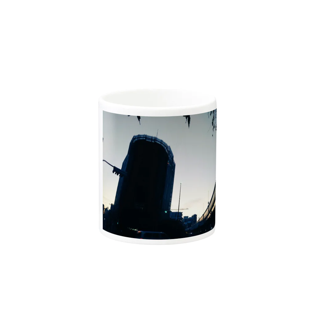 古春一生(Koharu Issey)の夜から朝へ Mug :other side of the handle