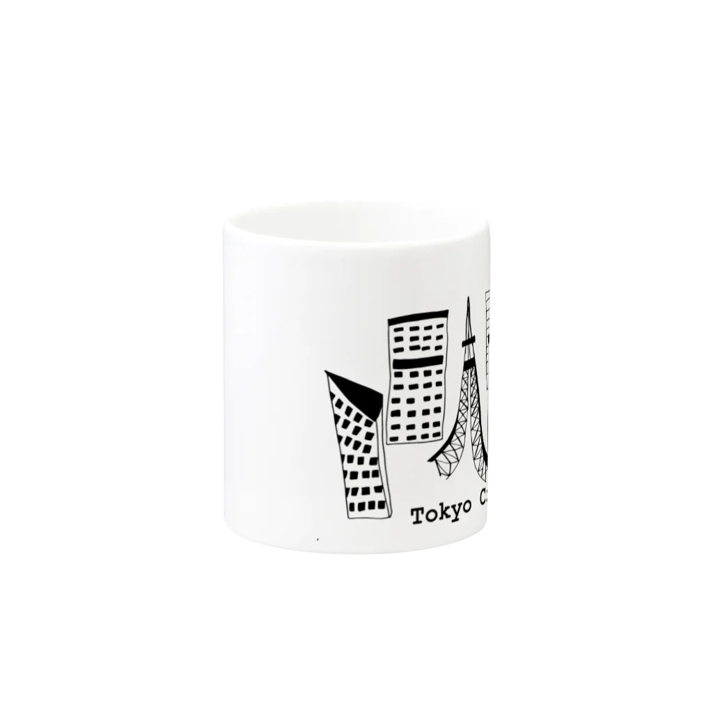 Yuka。のTokyo city Mug :other side of the handle