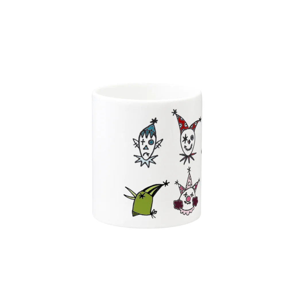 OMENYAのとあるサーカス団 Mug :other side of the handle