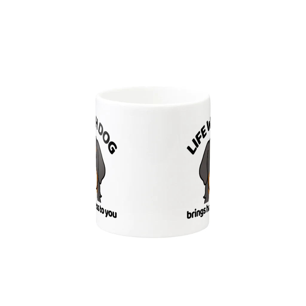 efrinmanの犬と共に（バーニーズ） Mug :other side of the handle