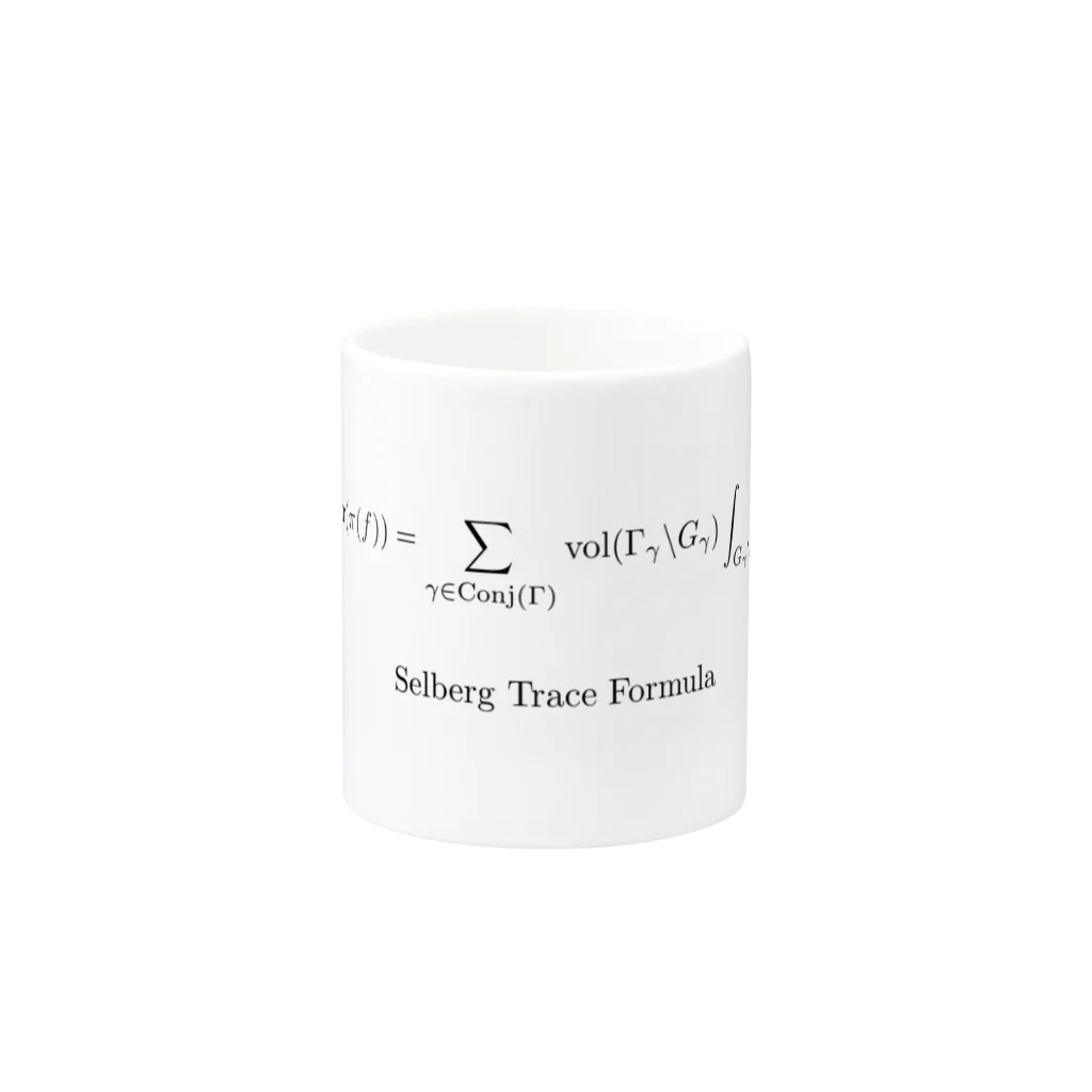 ζWalker/ShiunのSelberg跡公式 Mug :other side of the handle