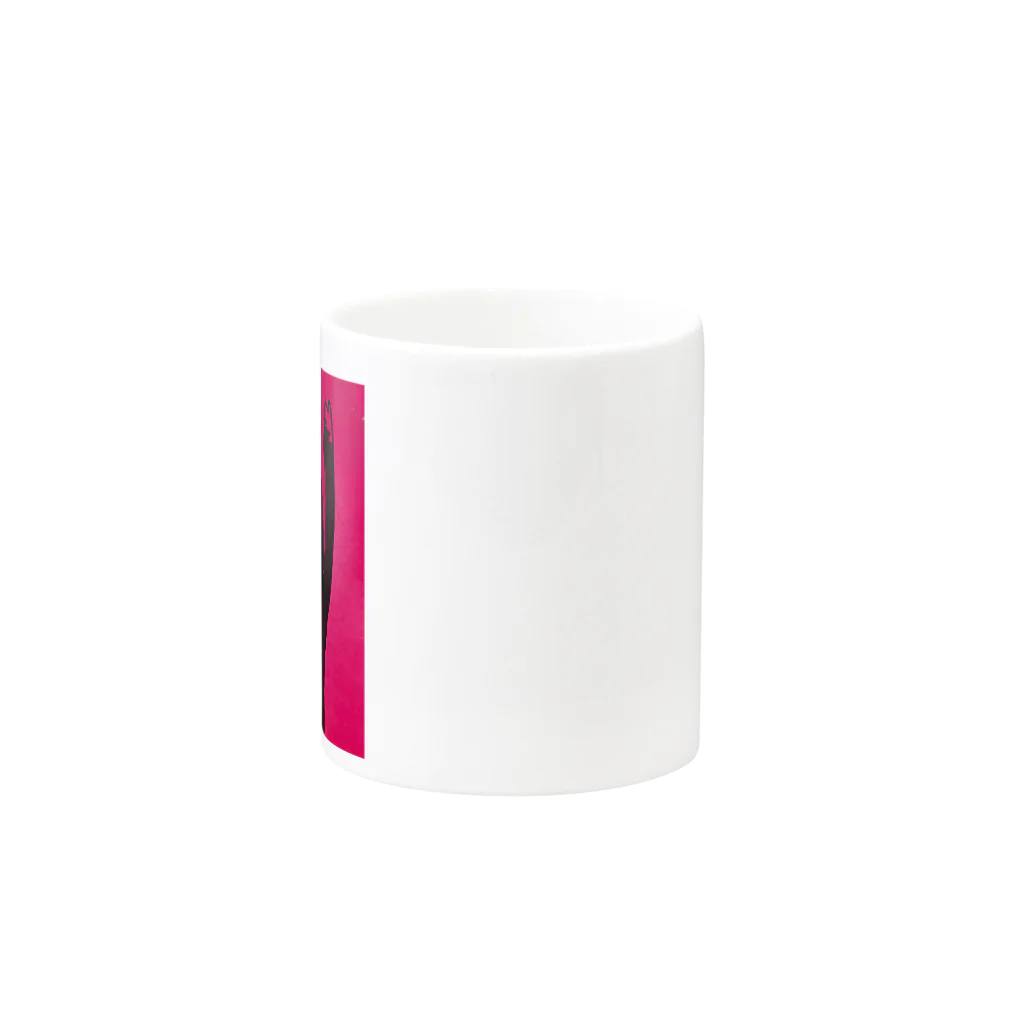 Yamamotoのbanzai girl pink Mug :other side of the handle