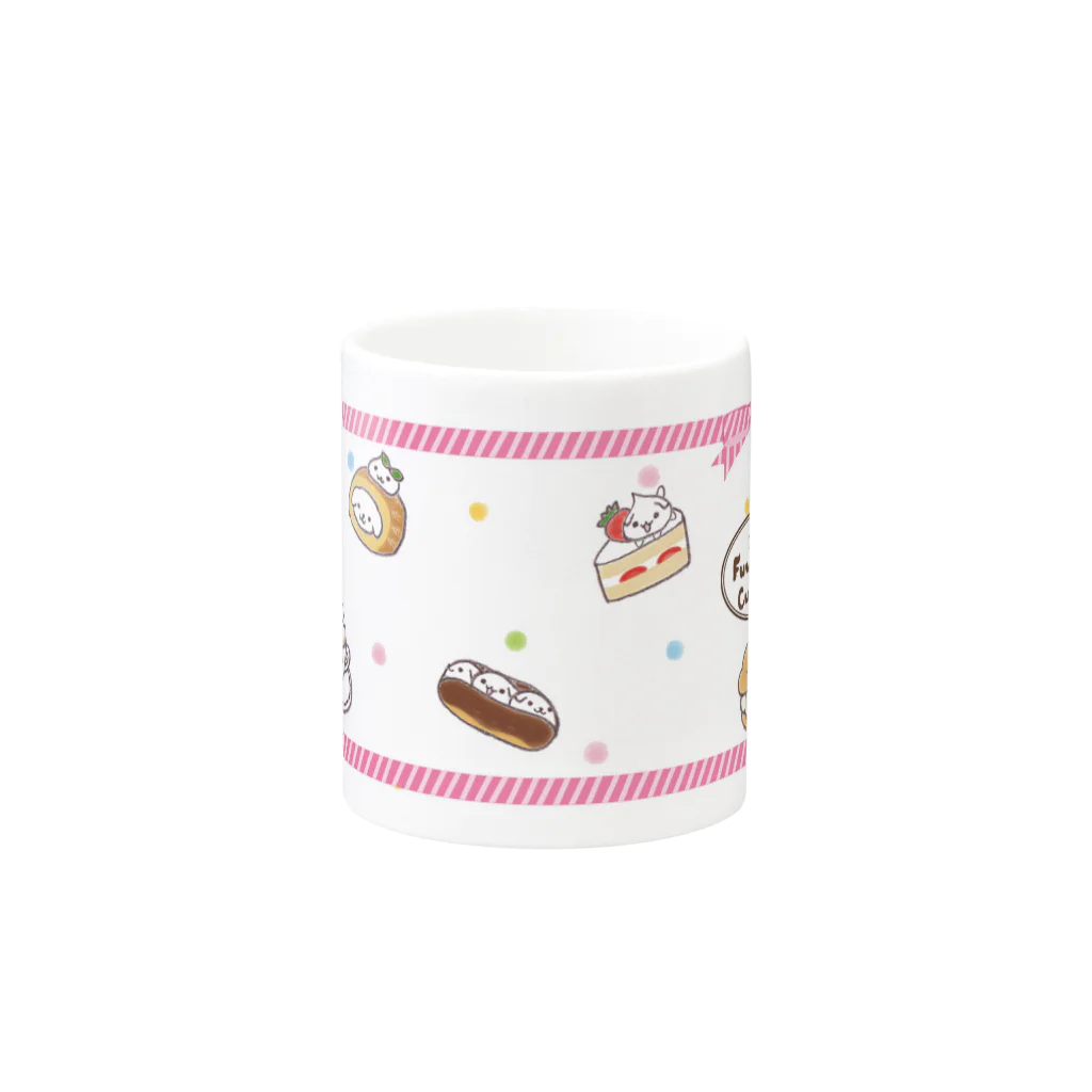 Mizutamariのふわわんクリイヌ Mug :other side of the handle