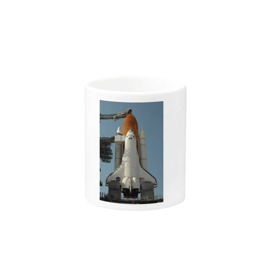 AAAstarsのスペースシャトル Mug :other side of the handle