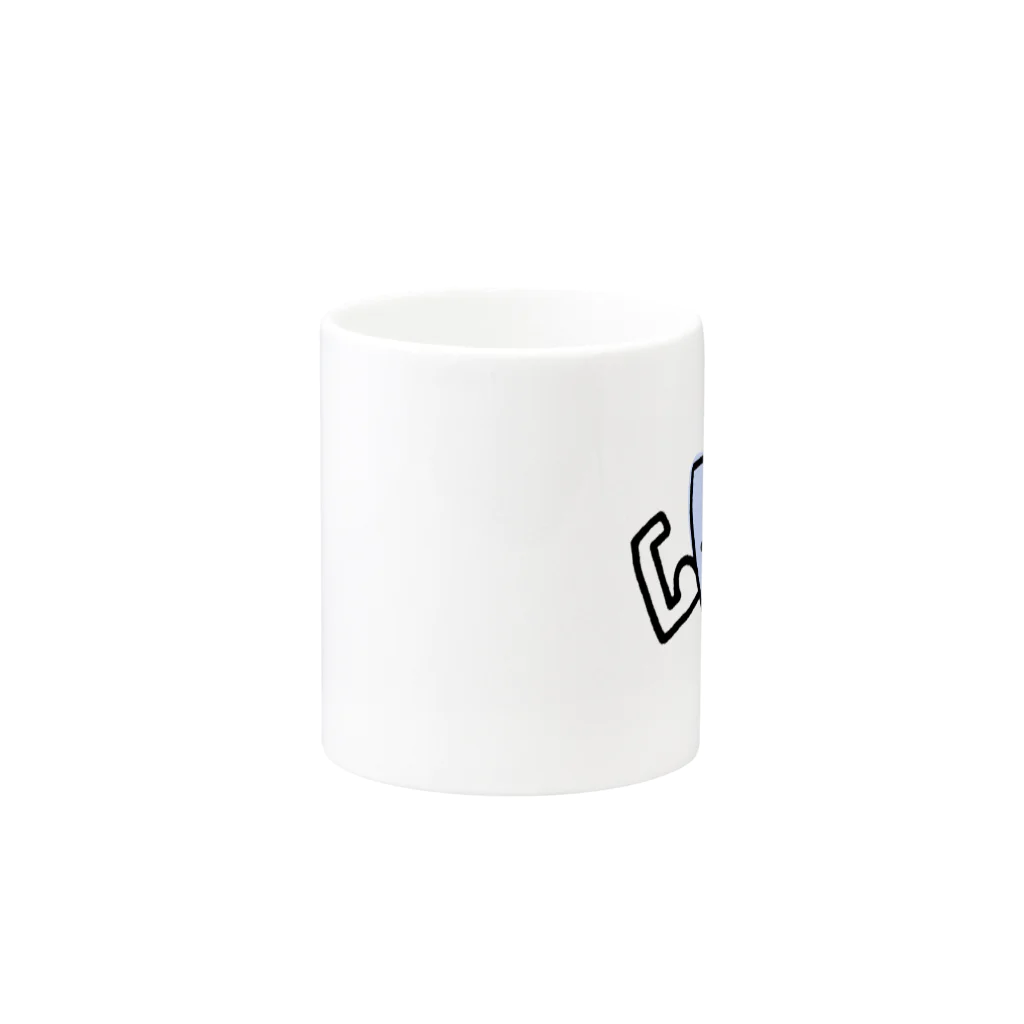 Mark Squier Design SUZURI店のきんにくうお Mug :other side of the handle