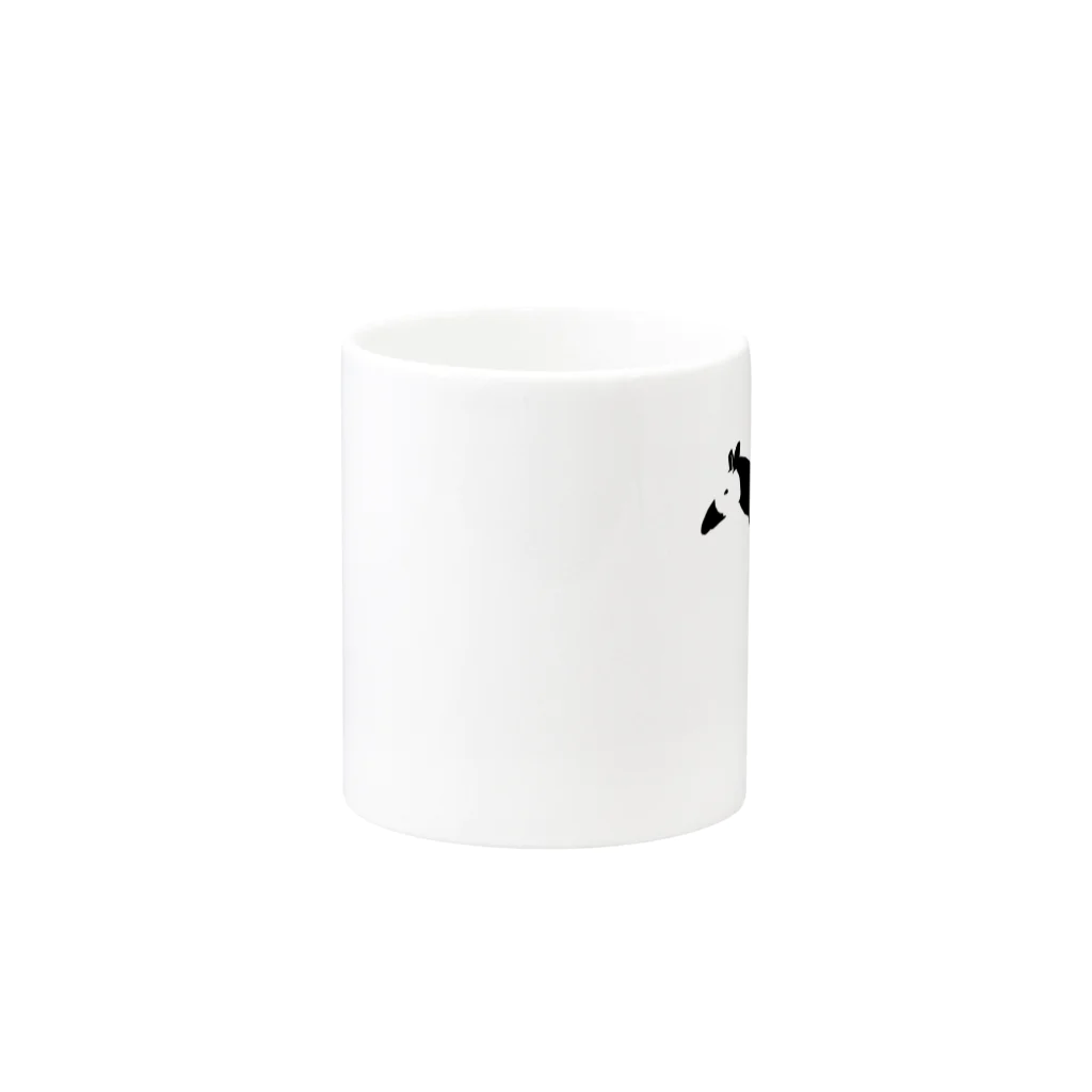 crane_and_horseのオカピ Mug :other side of the handle