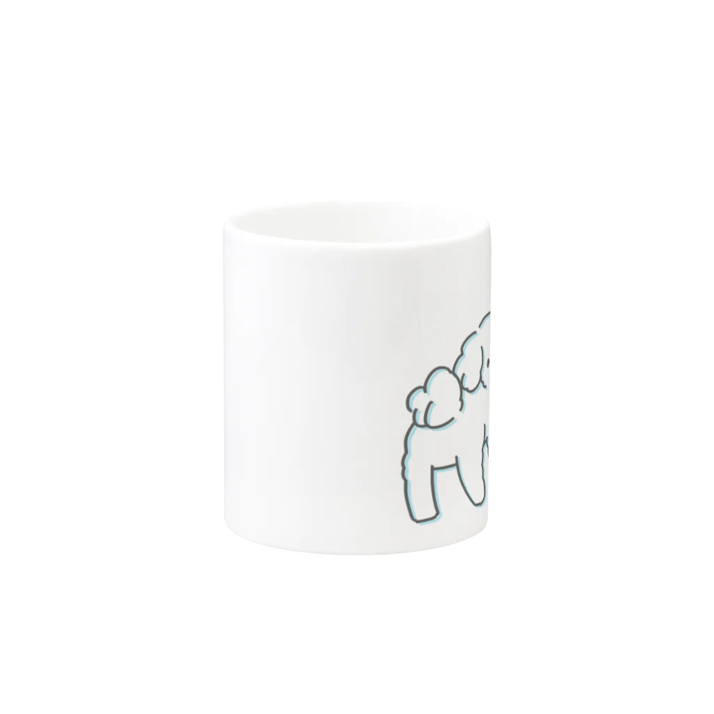 ソラリナのふわふわトイプードル6 Mug :other side of the handle