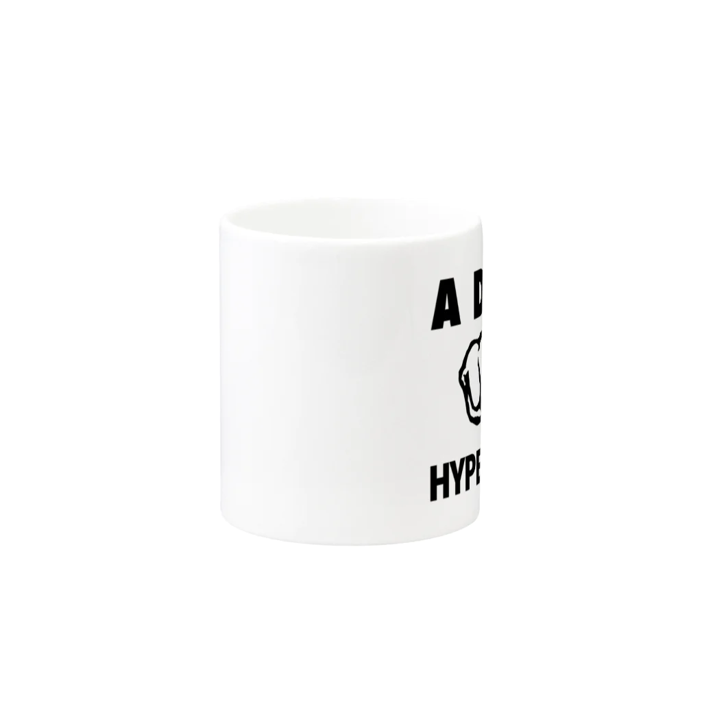  DesignStore｜ア・スペルガンのハイパーアクティブ（ADHDの多動力） Mug :other side of the handle