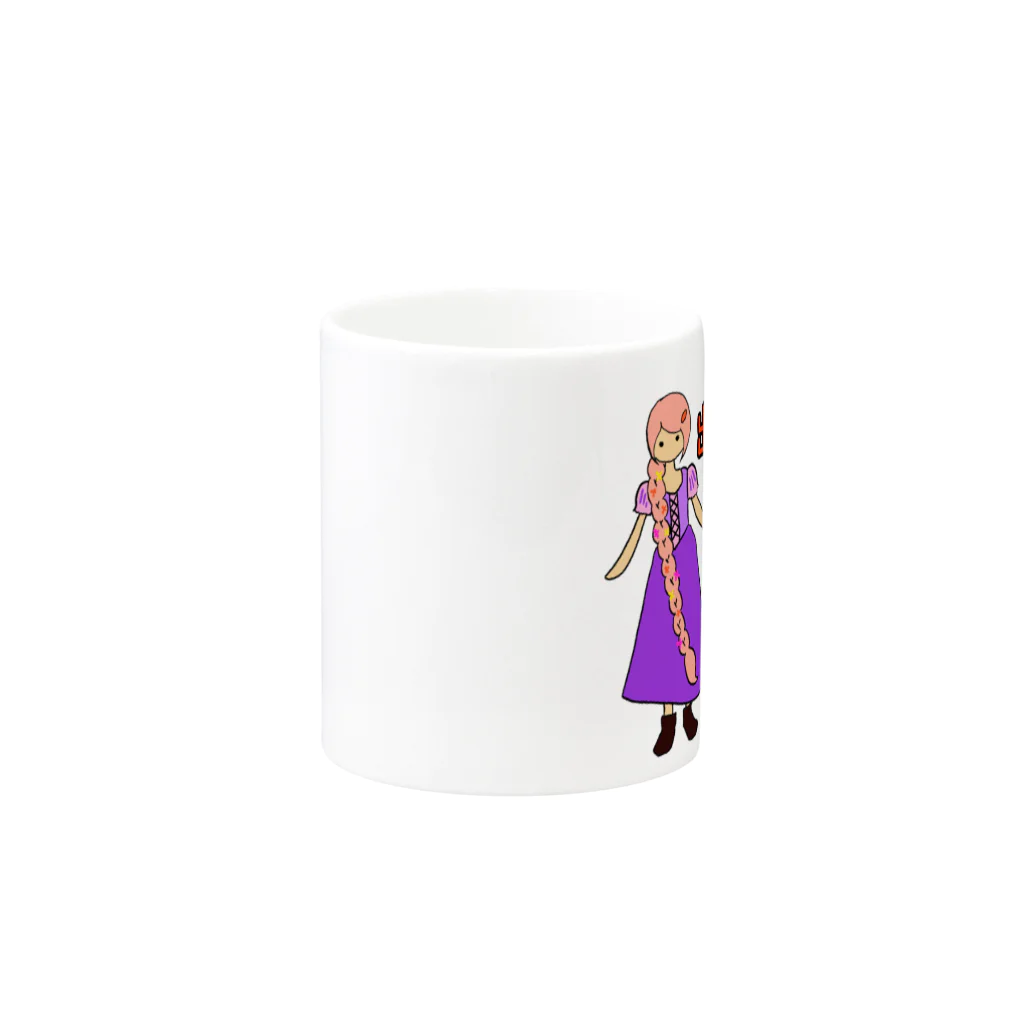 桃華のラプンツェル Mug :other side of the handle