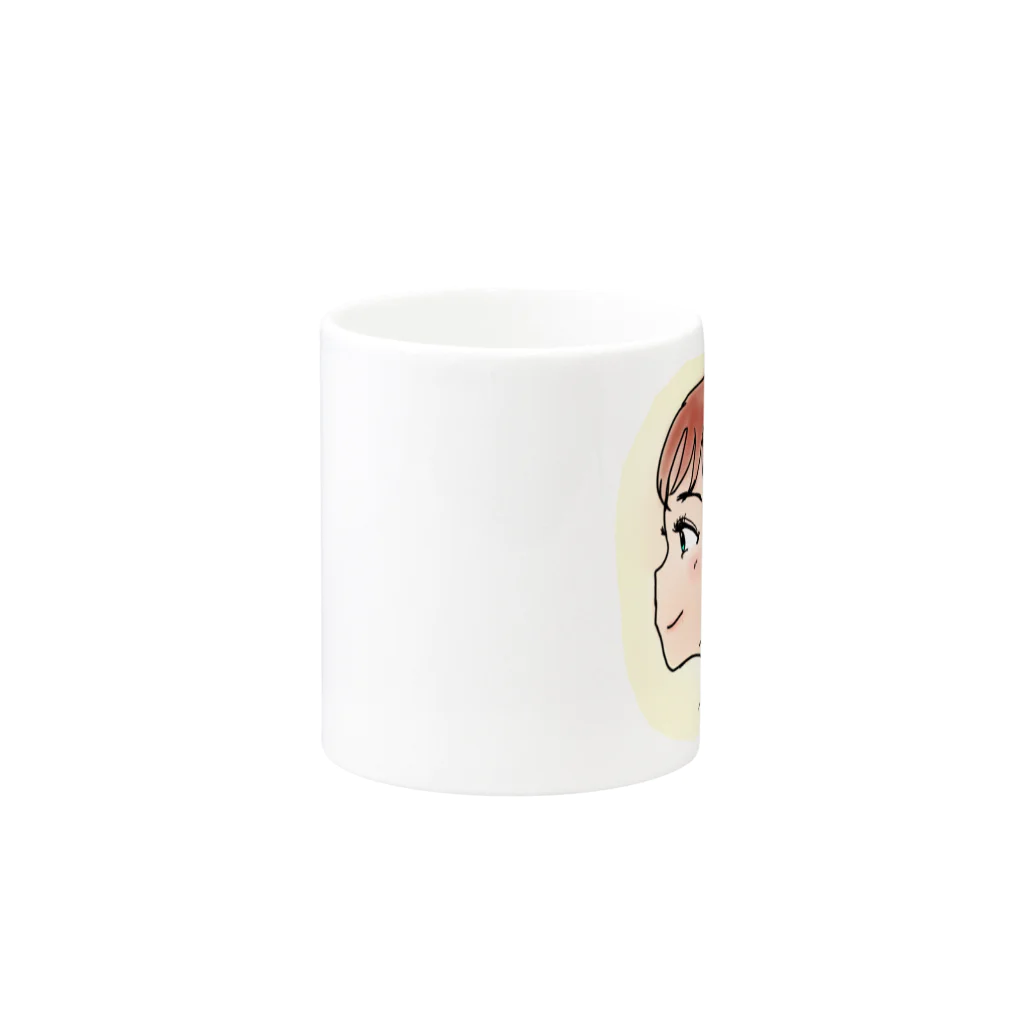 みつまめこshopのAre you excited? Mug :other side of the handle