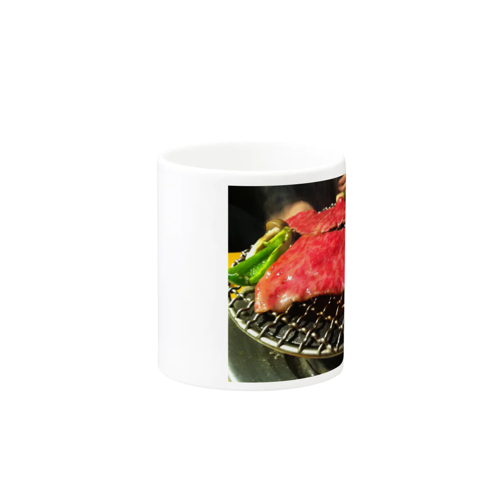 rot-katzeの焼き肉 Mug :other side of the handle